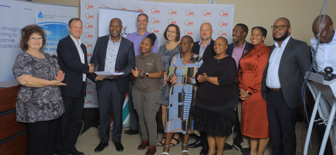 Reports handover by SWPN-AngloAmerican-SAB to Polokwane Executive Mayor-MM-MMC 1